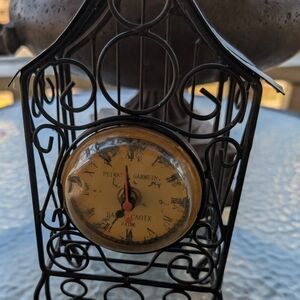 Vintage Birdcage Clock